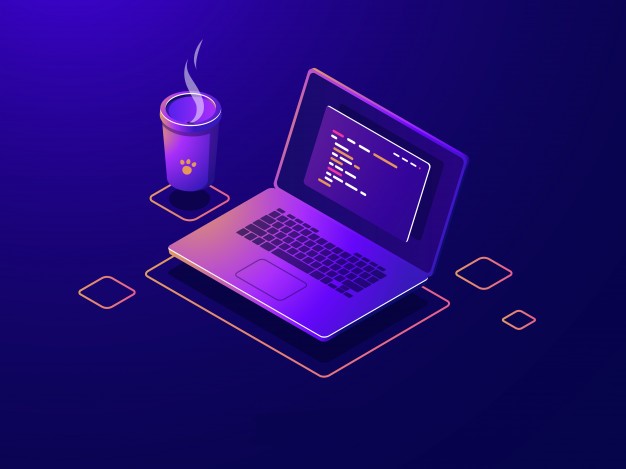 Computer and glasses